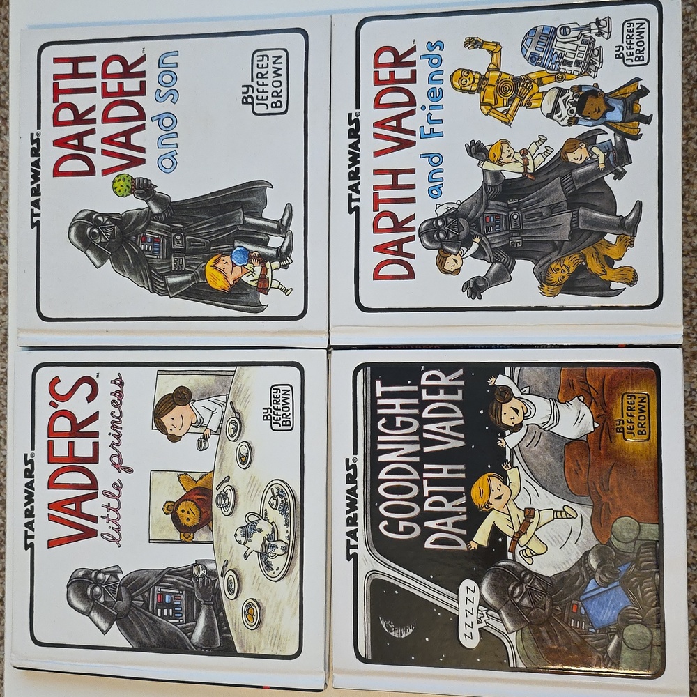 Star Wars Darth Vader Hardcover Books - Little Princess, Son, Friends, Goodnight